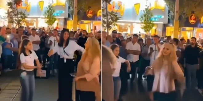 فيديو: غناء ورقص نساء وفتيات إيرانيات دون حجاب وسط شارع عام في طهران