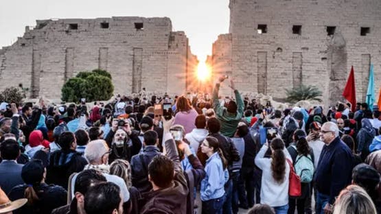 مصر.. الشمس تتعامد على معابد الكرنك معلنة بداية فصل الشتاء