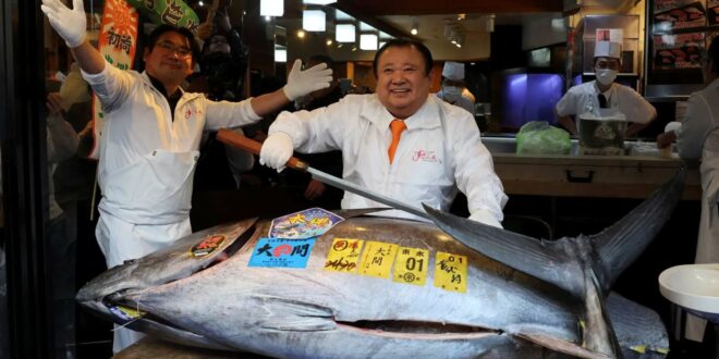 مطعم سوشي ياباني يدخل موسوعة غينيس بأغلى سمكة تونة في التاريخ