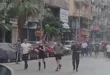 ماكرون يمارس الرياضة في شوارع الإسكندرية.. شاهد