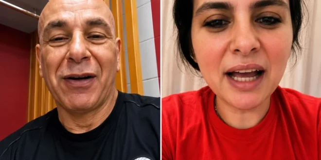 «أنا مش مصدقة.. أنت أسطورة ووحش».. بالفيديو.. ردة فعل زوجة حسام حسن خلال تهنئته بفوز منتخب مصر على نيوزيلندا